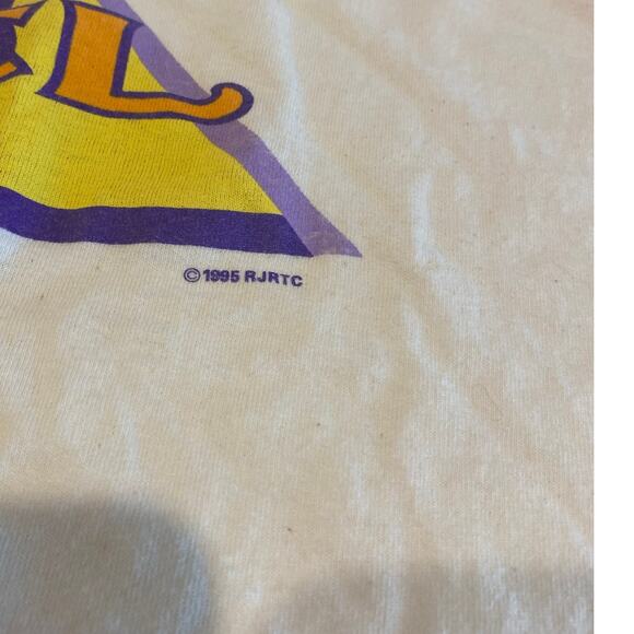 Vintage 90s CAMEL Cigarettes Faded Distress Tank Top Beige Size XL - Picture 9 of 9